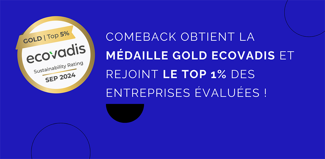 Notation GOLD ecovadis de ComeBack