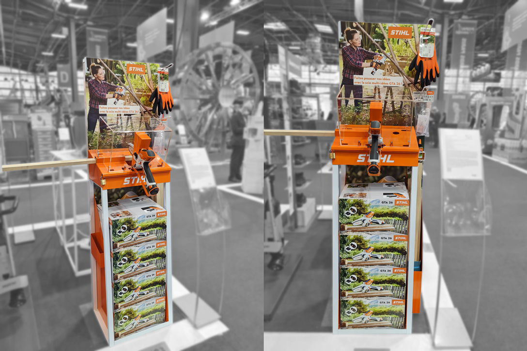 L'agence ComeBack vous propose des créations PLV sur mesures et entièrement personnalisées.