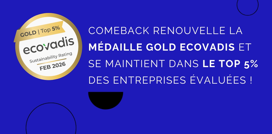 Notation GOLD ecovadis de ComeBack