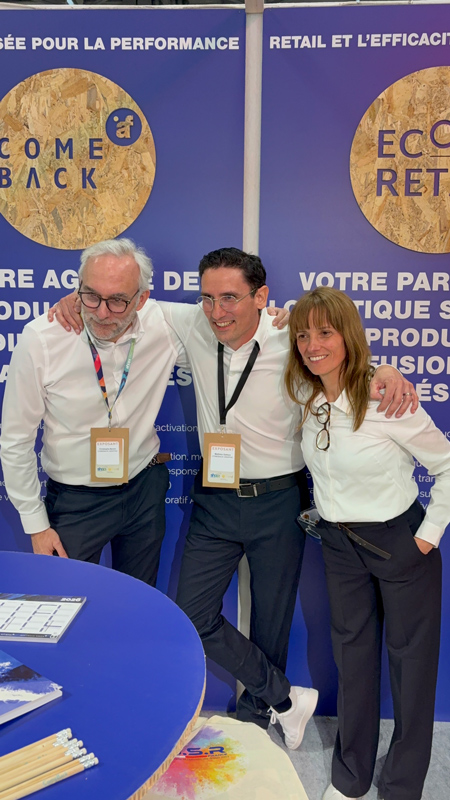 Les équipes ComeBack lors de SHOP! Le salon 2026
