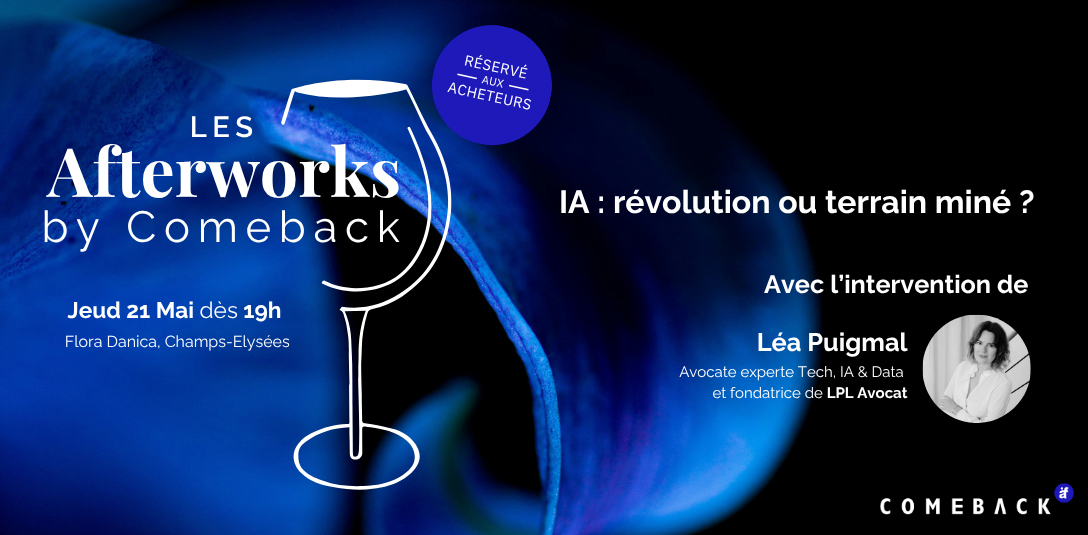 Afterwork achats ComeBack à Paris - mai 2026