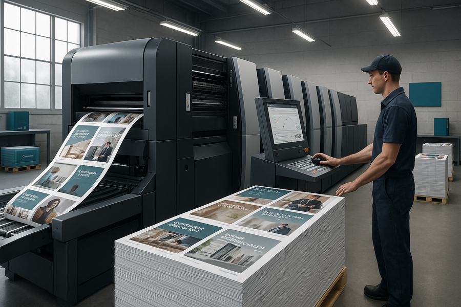 Les équipes ComeBack vous accompagnent pour l'impression de vos brochures.