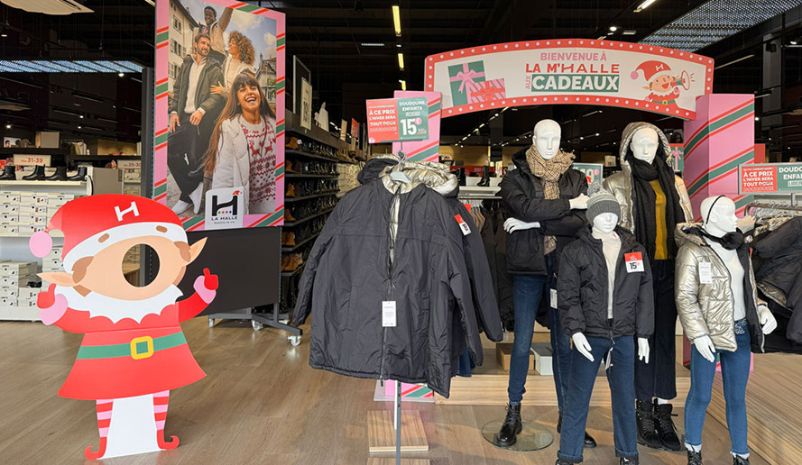 La Halle - cas client agence ComeBack - opération festive