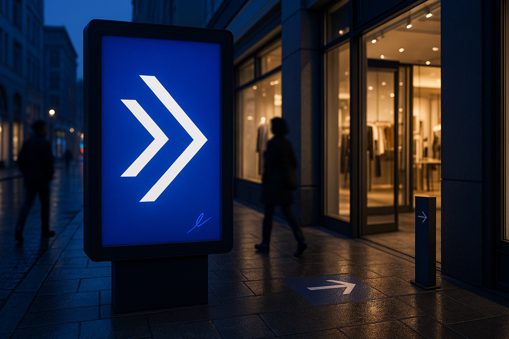 PLV out store - agence ComeBack